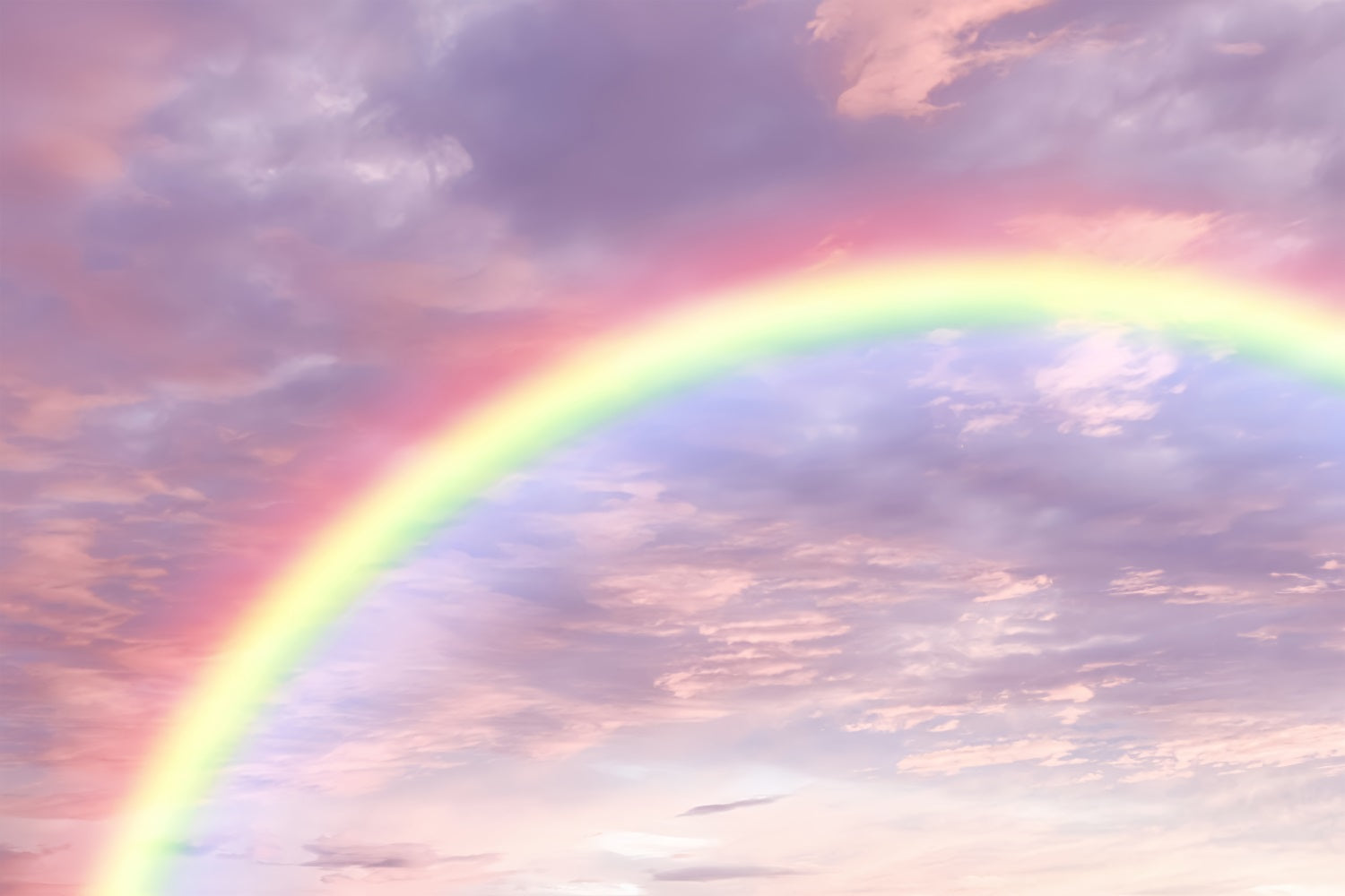 Sky Backdrops Romantic Rainbow Pastel Clouds Backdrop LXX1-328