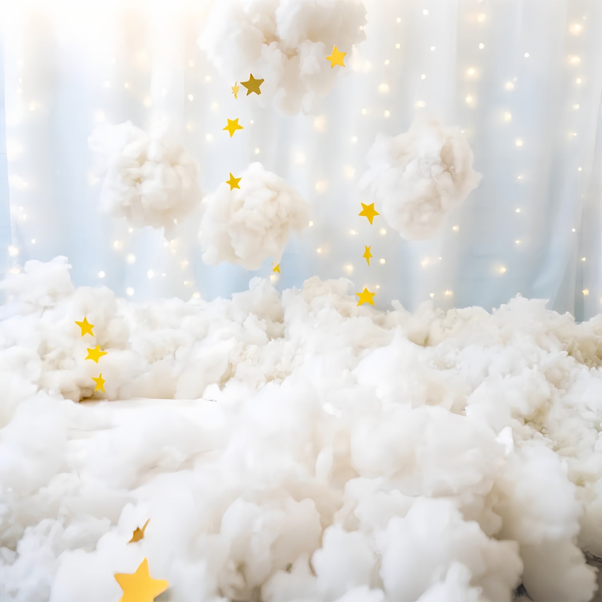 Cloudy Backdrop Fluffy Star Magic Photography Backdrop LXX1-345