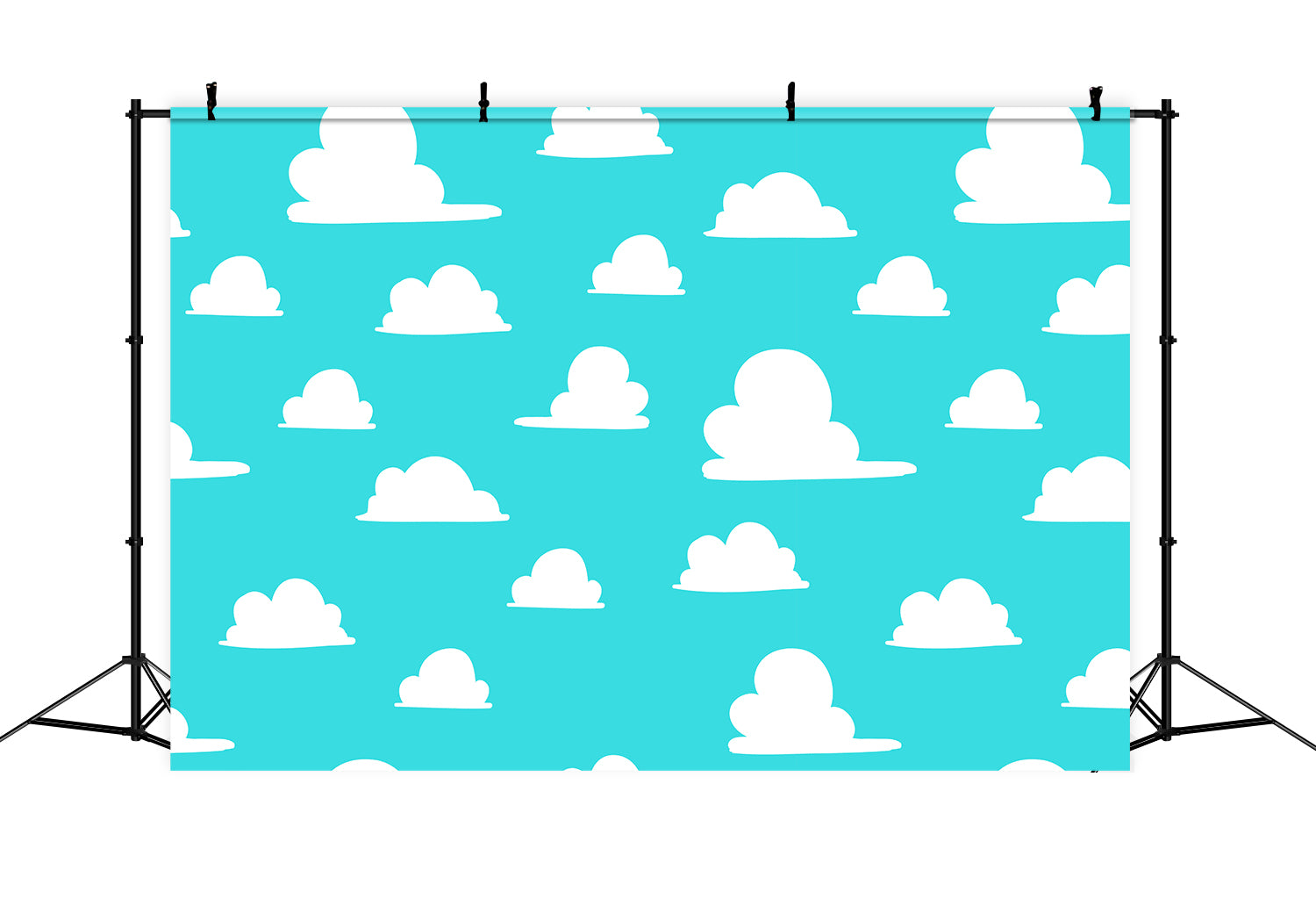 Blue Sky Backdrop Cartoon White Cloud Backdrop LXX1-346