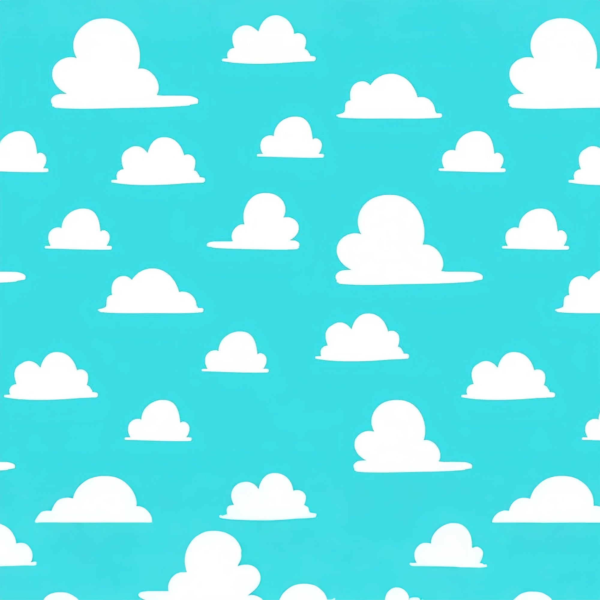 Blue Sky Backdrop Cartoon White Cloud Backdrop LXX1-346