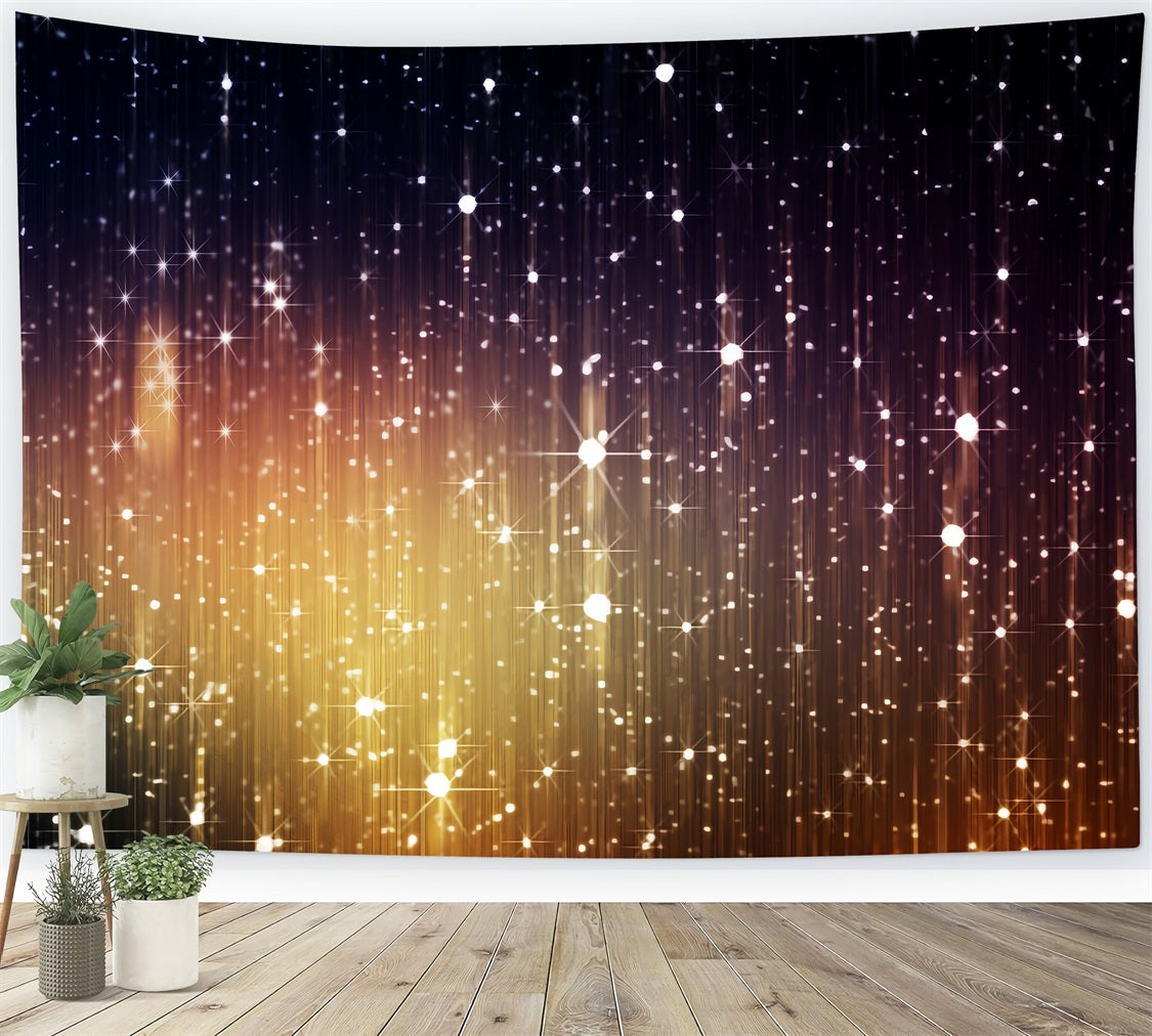 Starry Night Sky Backdrop Radiant Shimmer Backdrop LXX1-349