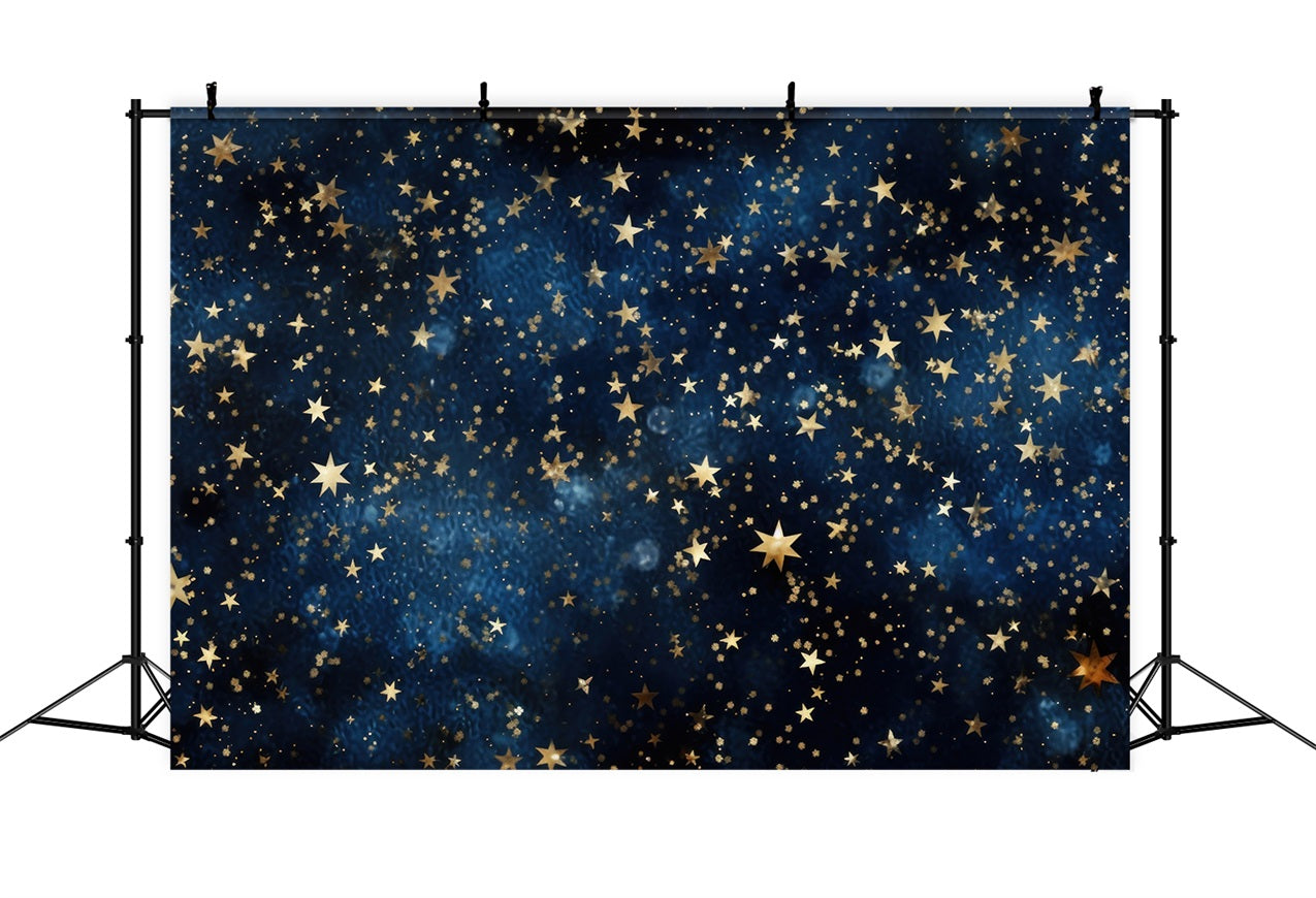 Sky Backdrop Midnight Golden Starry Backdrop LXX1-350