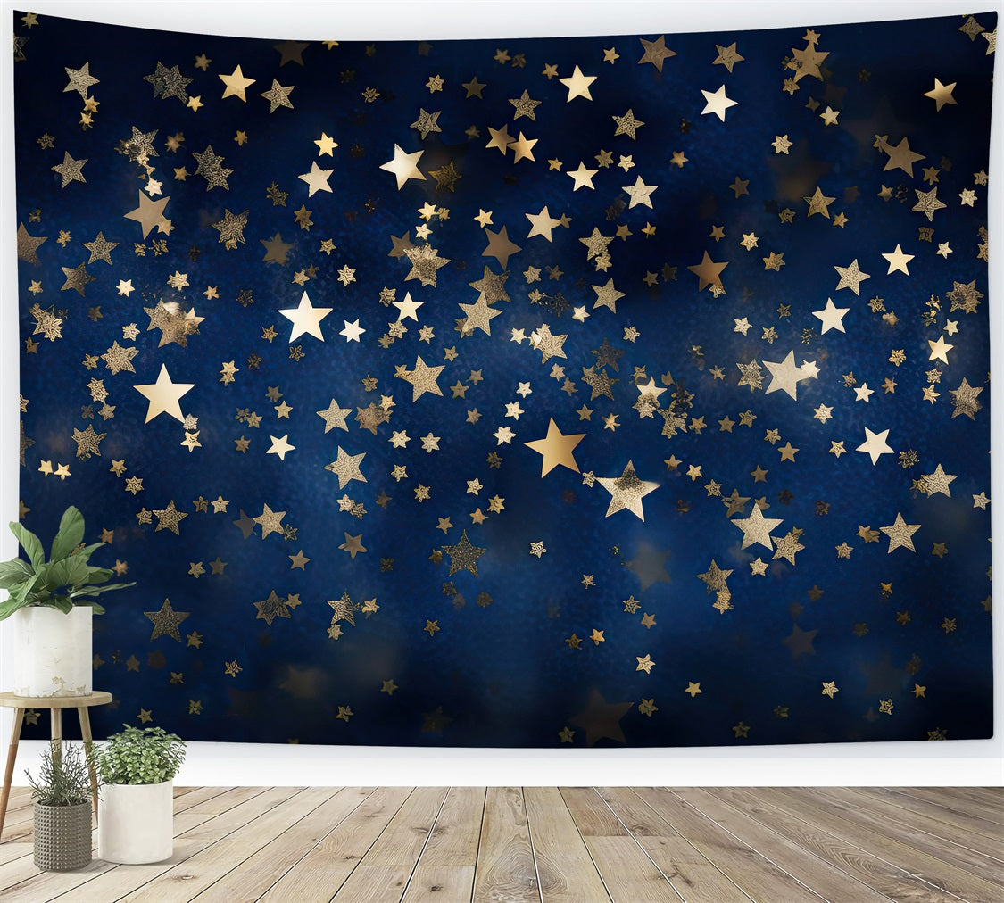 Night Sky Backdrop Sparkle Starry Photography Backdrop LXX1-351