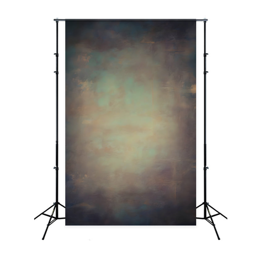 Backdrop Abstract Elegant Cyan Twilight Mist Backdrop LXX1-378