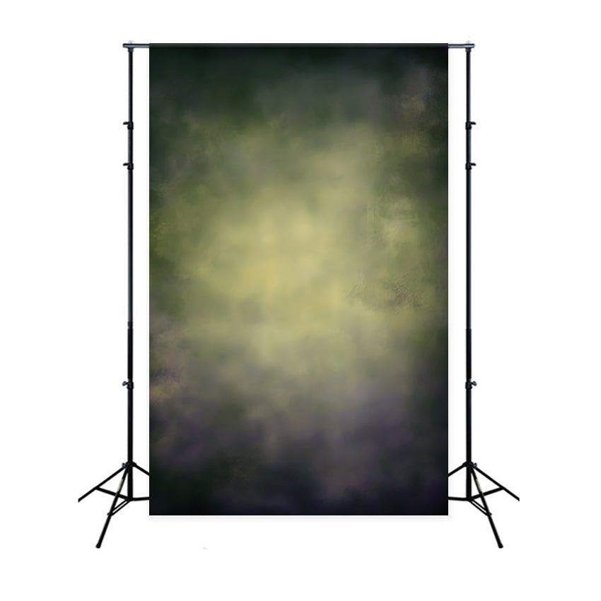 Abstract Photography Backdrop Deep Green Foggy Backdrop LXX1-396