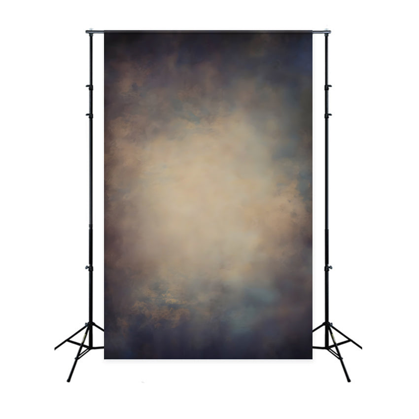 Blue Abstract Backdrop Moody Deep Foggy Backdrop LXX1-405