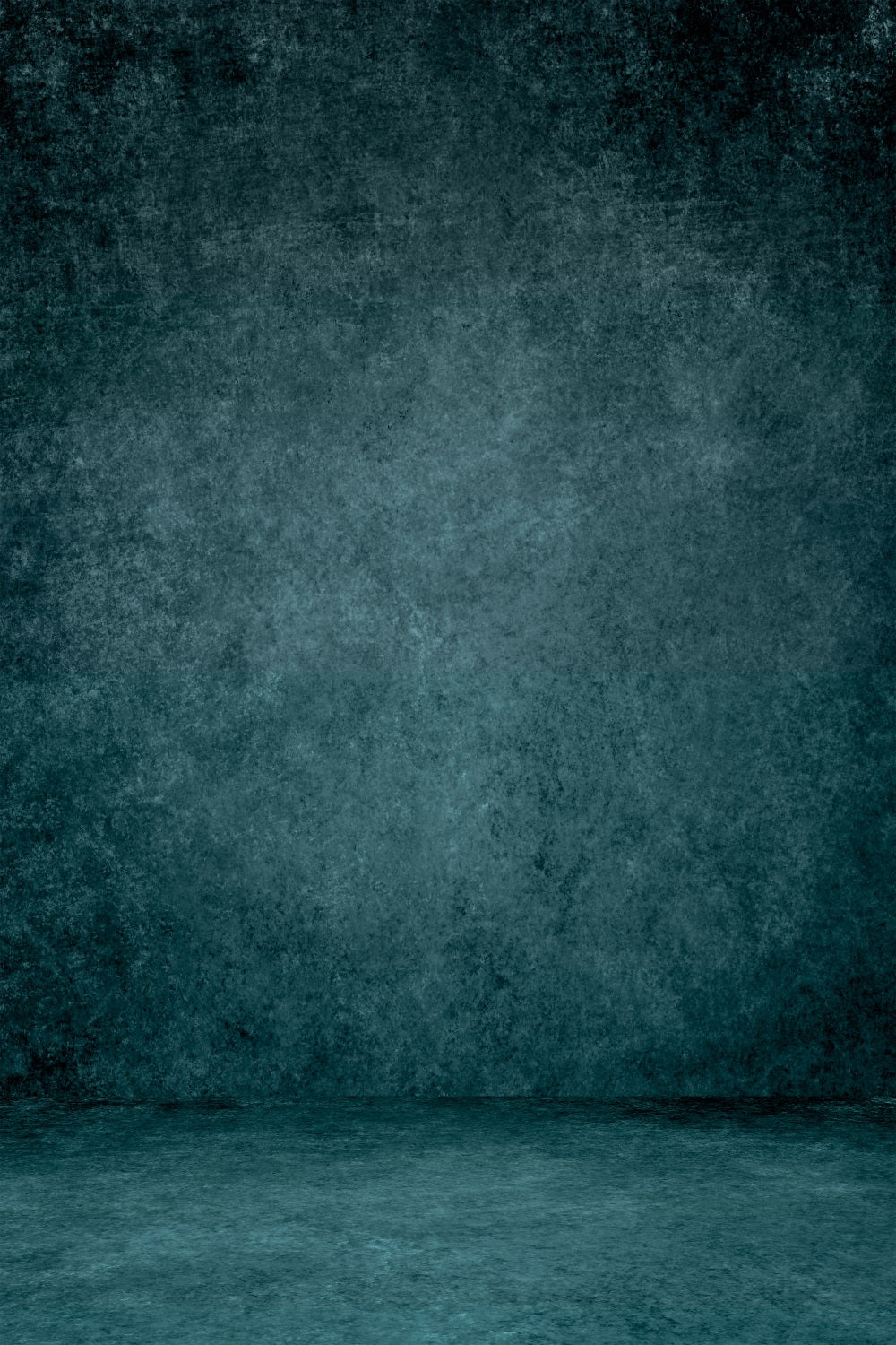 Textured Photography Backdrop Moody Teal Floor Backdrop LXX1-421