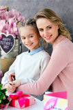 Pink Flower Mother’s Day Gift Backdrop M-61