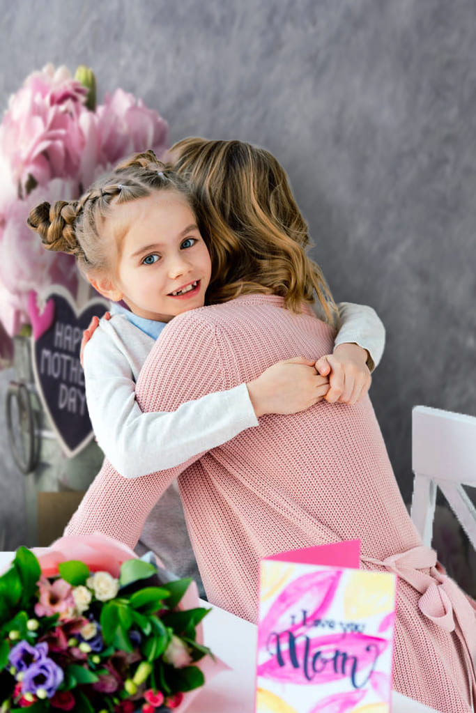 Pink Flower Mother’s Day Gift Backdrop M-61