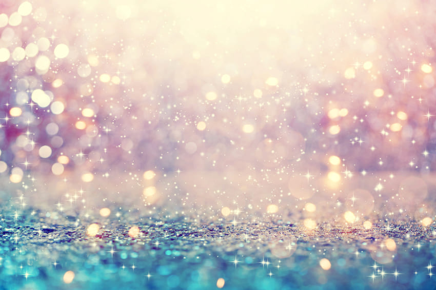 Golden Gradient Sand Glitter Bokeh Backdrop