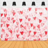 Romantic Small Heart Cute Style Backdrop M1-14