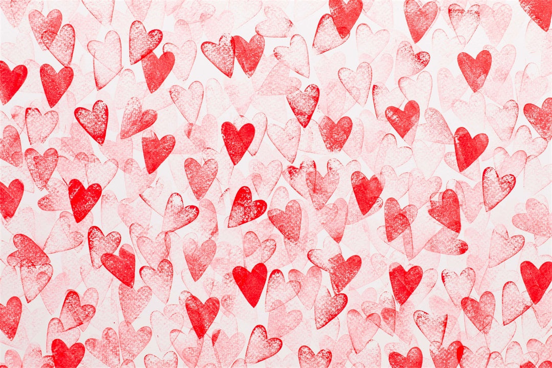 Romantic Small Heart Cute Style Backdrop M1-14