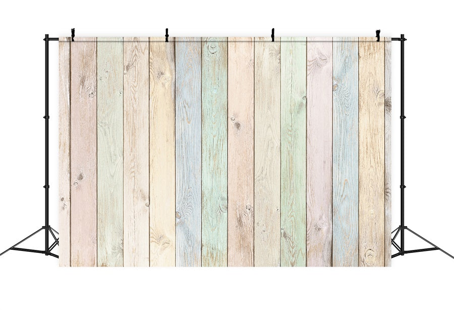 Easter Multi-Color Wood Panel Backdrop M1-16