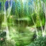 Fantasy Style Wonderland Forest Clouds Backdrop M1-65