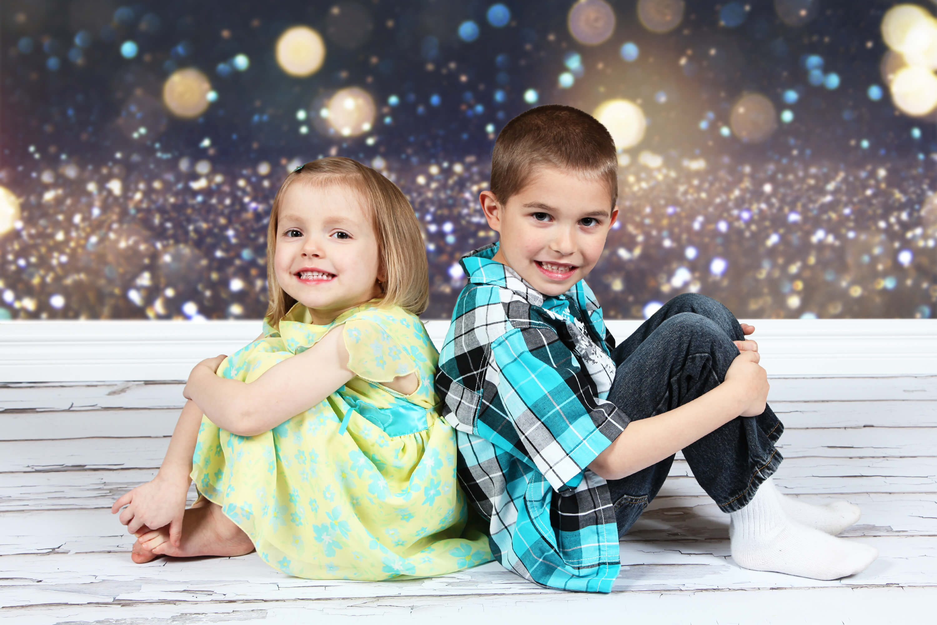 Blurry Glitter Lights Bokeh Photography Backdrop M10-75