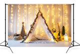 Glowing Christmas lights Tiny Tent Backdrop M11-22