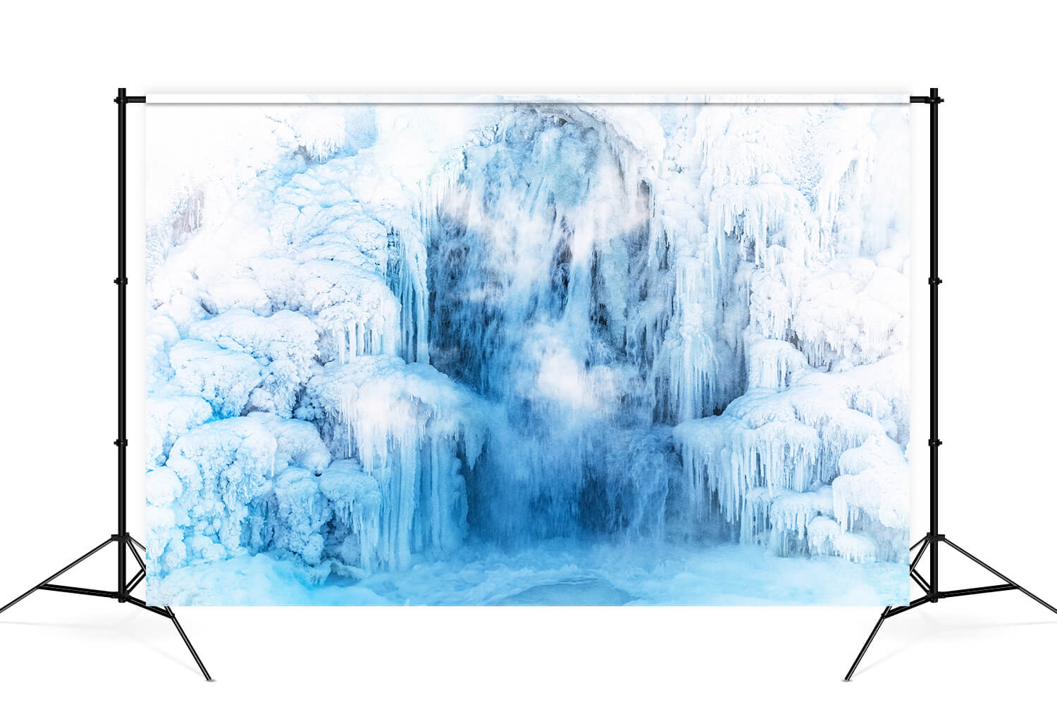 Winter Frozen Waterfall Photography Backdrop M11-54