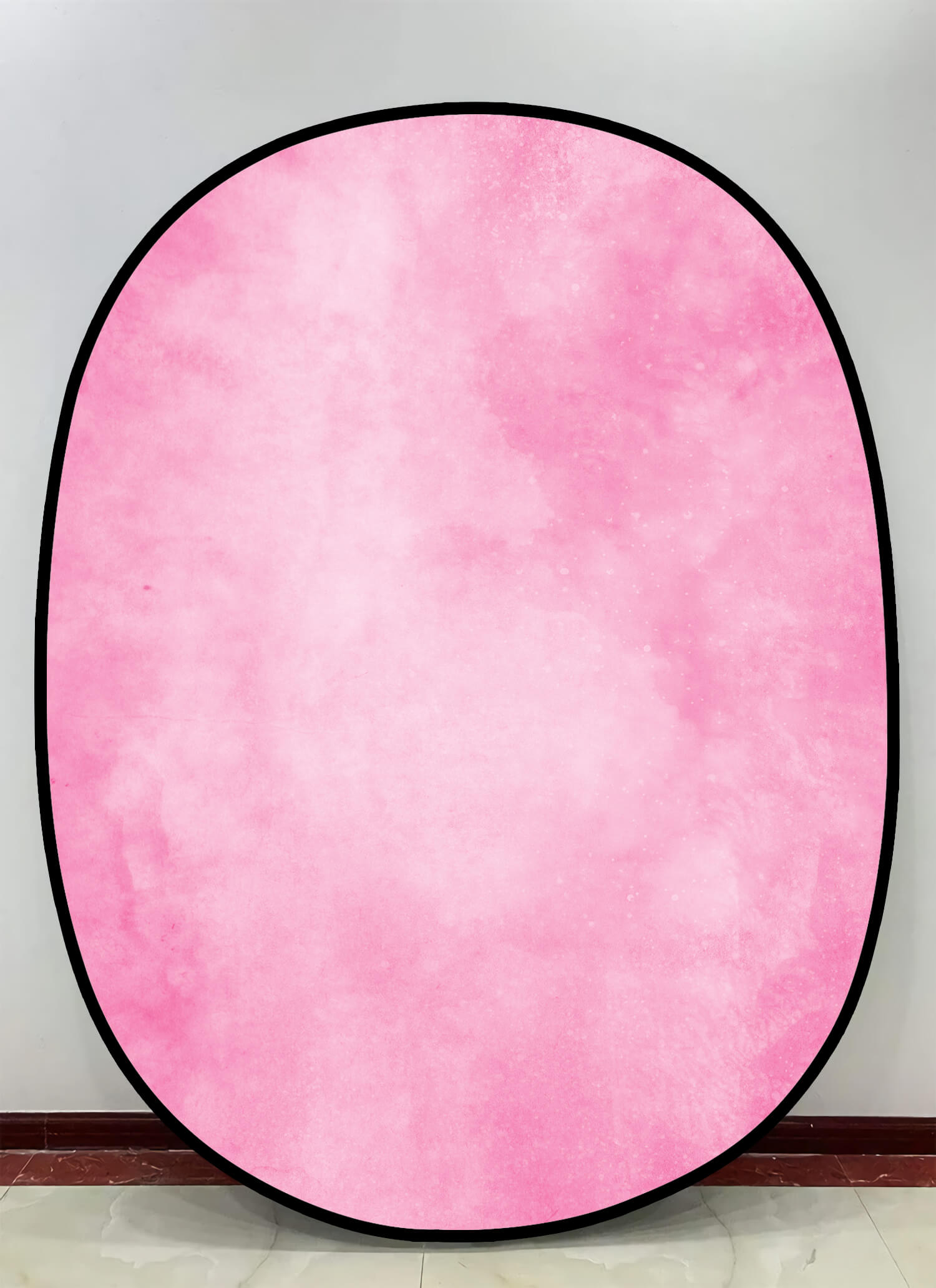 Collapsible Sweet Candy Pink/Lively Blue Green Gradient Double-sided Backdrop 5x6.5ft M12-80