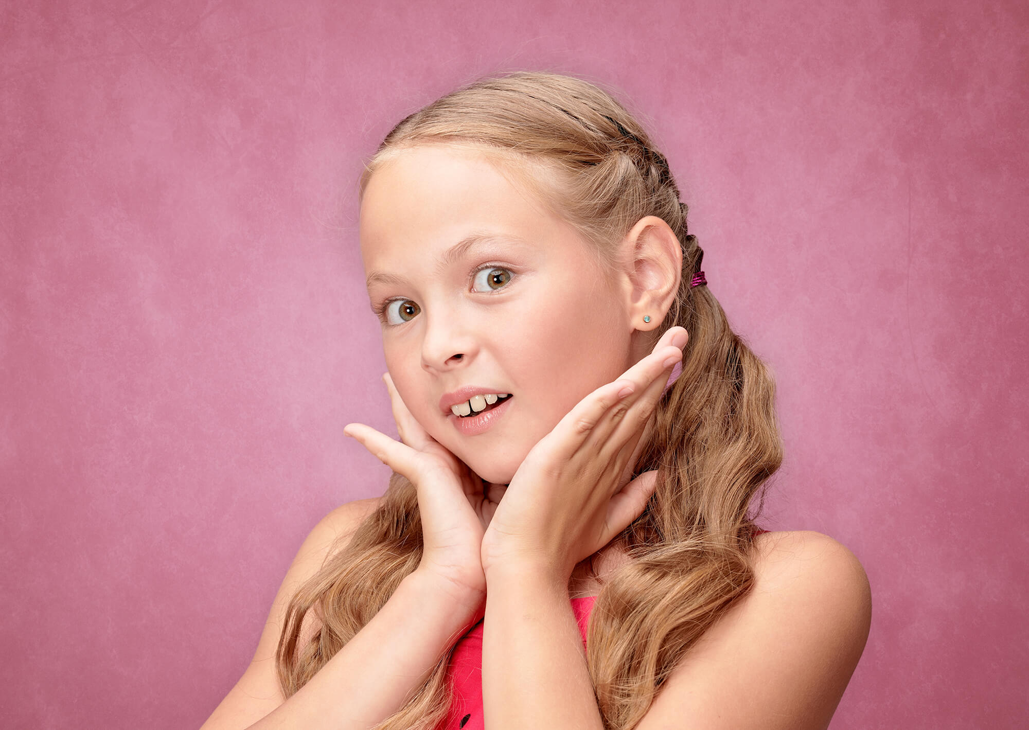 Abstract Petal Pink Backdrop for Studio Photography M2-01