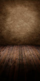 Wood Sweep Vintage Brown Photography Backdrop M2-04