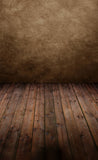 Wood Sweep Vintage Brown Photography Backdrop M2-04