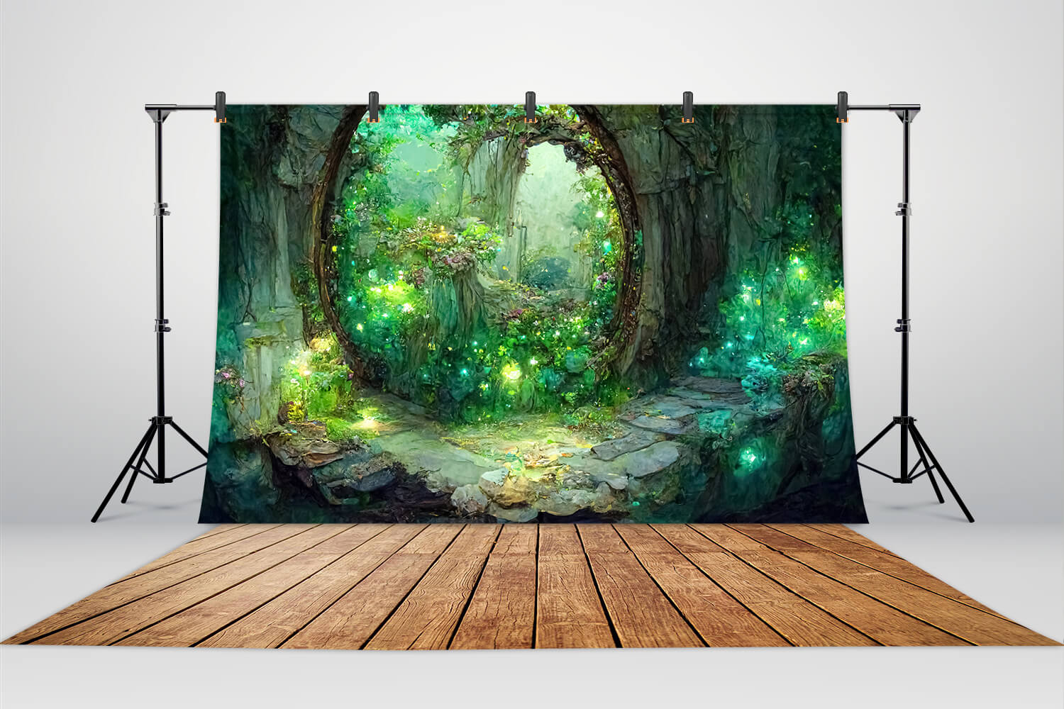 Magic Forest Door Fairy Tale Backdrop M5-48