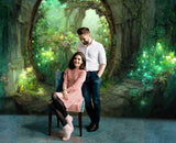 Magic Forest Door Fairy Tale Backdrop M5-48