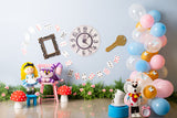 Cartoon Decoration Back to School Backdrop