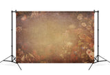 Old Master Abstract Textured Floral Backdrop