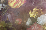 Medieval Oil Painting Style Floral Backdrop M6-108