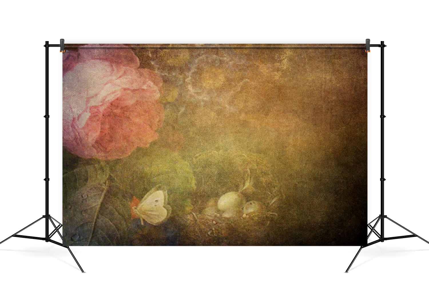 Retro Abstract Flower Photo Booth Backdrop M6-109