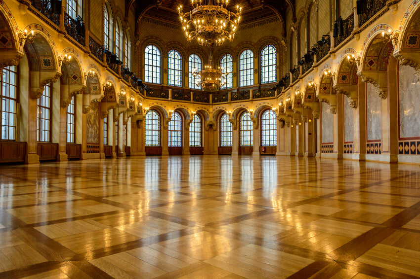 Beautiful Ball Room Dance Hall Backdrop