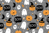 Halloween Cartoon Pumpkin Ghost Candy Backdrop