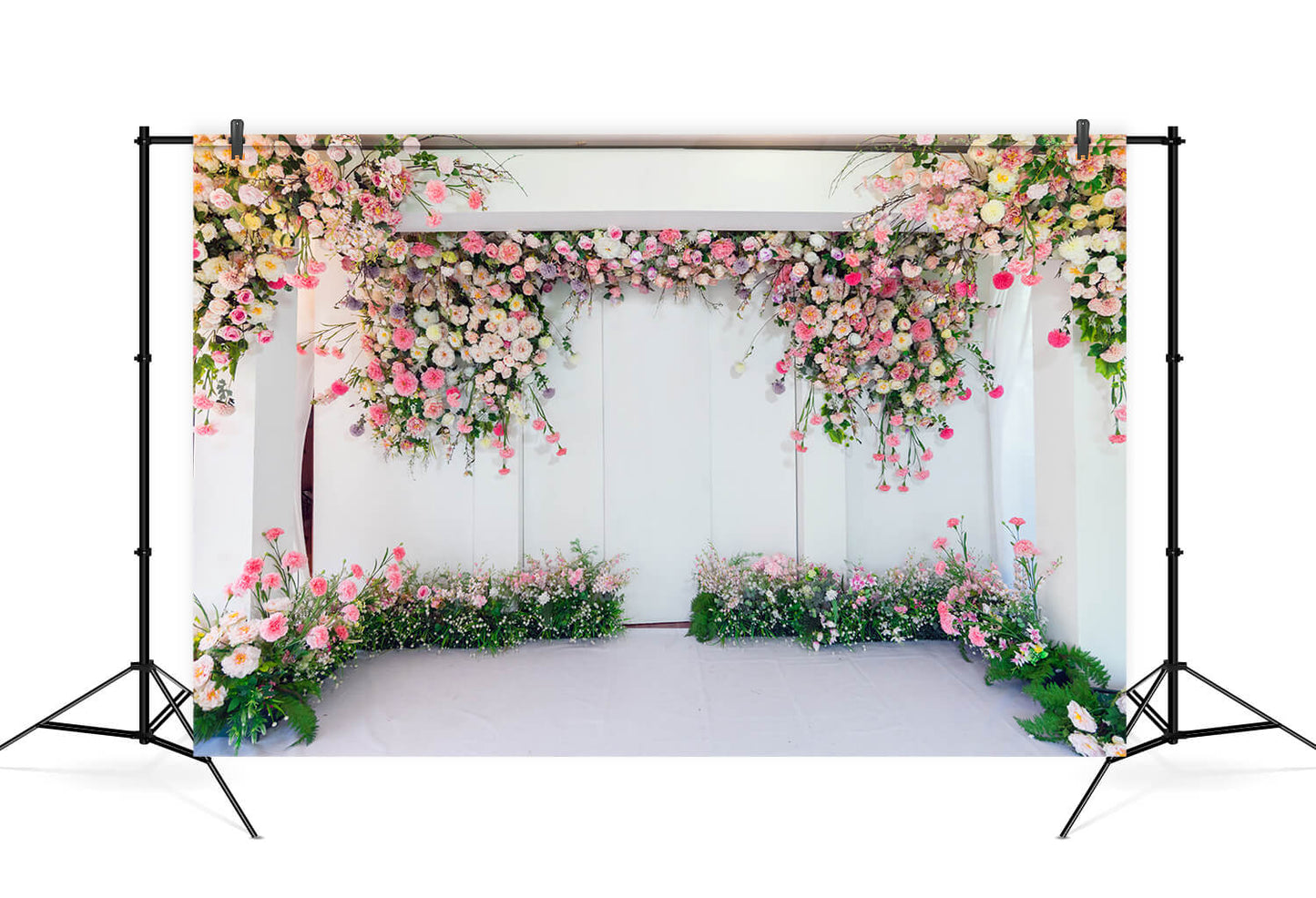 Floral Wall Wedding Backdrop Party Decoration Banner M6-27 – Dbackdrop