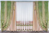 Classical Embroidery Curtain Wedding Party Backdrop M6-29