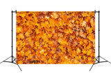 Autumn Golden Maple Leaves Photography Backdrop M6-97