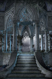 Halloween Gloomy Gothic Architecture Backdrop