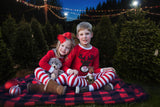 Night Christmas Tree Farm Photography Backdrop M8-21