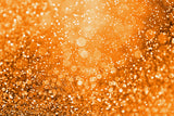 Glitter Orange Bokeh Party Decoration Backdrop M8-30