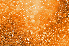 Glitter Orange Bokeh Party Decoration Backdrop M8-30