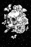 Gothic Floral Skull Tapestry Halloween Home Decor  BUY 2 GET 1 FREE