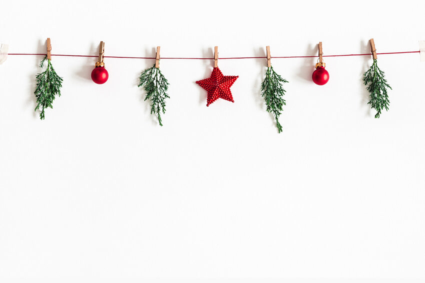 Christmas Garland Photography Decoration Backdrop