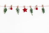 Christmas Garland Photography Decoration Backdrop