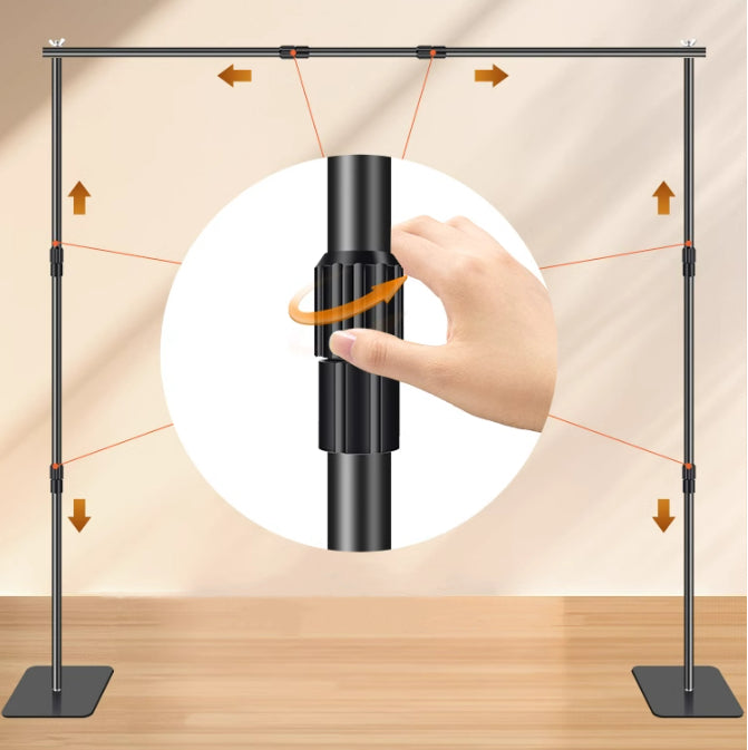 Heavy Duty Backdrop Stand Adjustable Background Support System Kit PR15