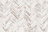 Herringbone Spell Mottled White Wooden Rubber Floor Mat for Photography RM12-57