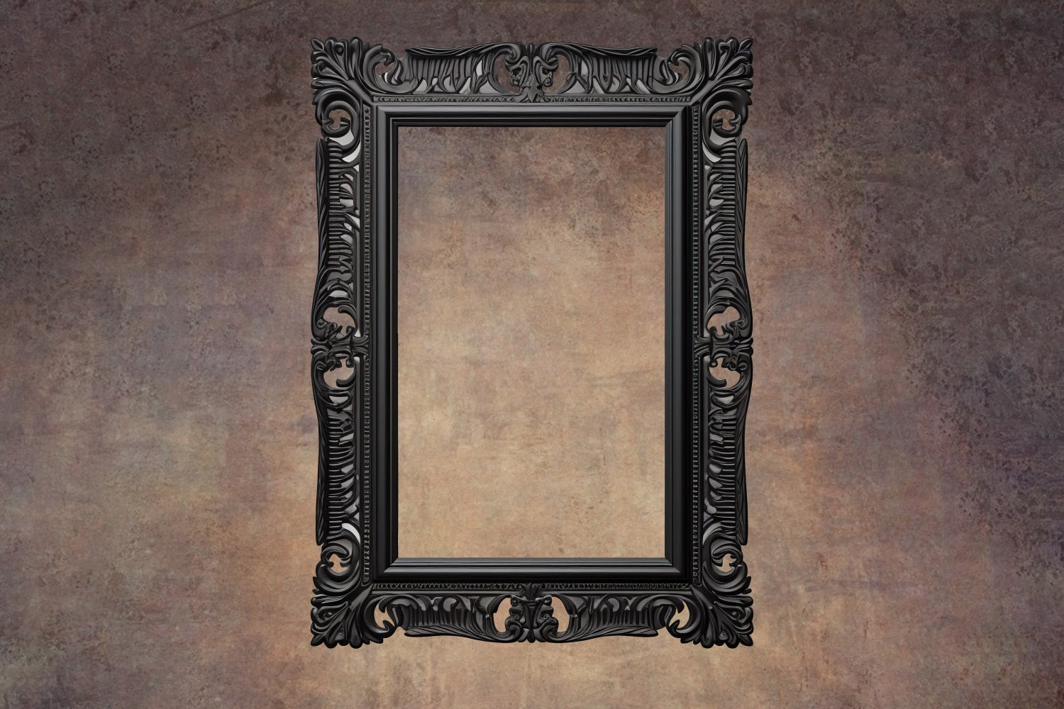 DBackdrop Art Black Vintage Photo Frame Abstract Backdrop RR4-20