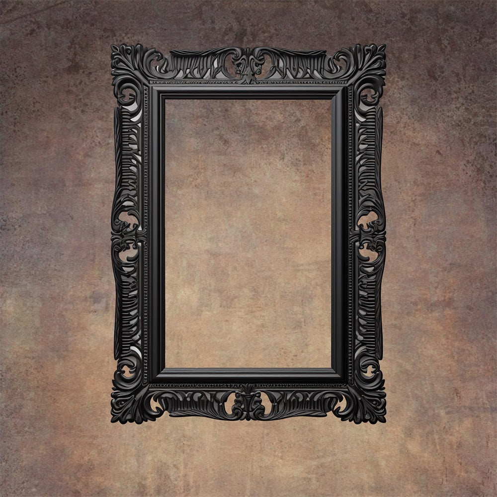 DBackdrop Art Black Vintage Photo Frame Abstract Backdrop RR4-20