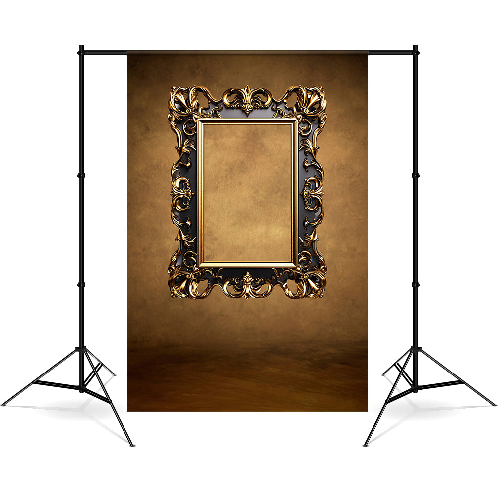 DBackdrop Art Vintage Metal Photo Frame Abstract Backdrop RR4-22