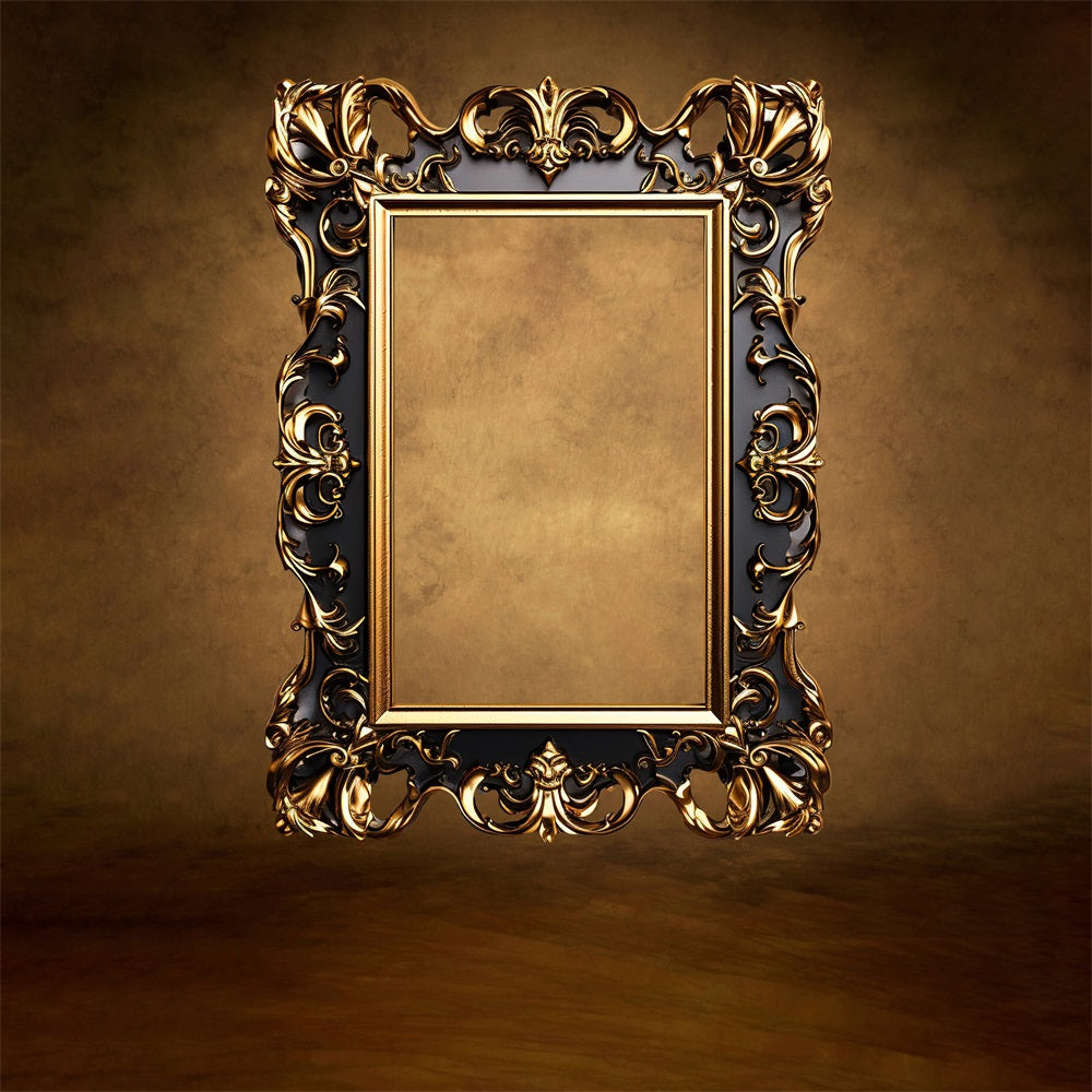 DBackdrop Art Vintage Metal Photo Frame Abstract Backdrop RR4-22