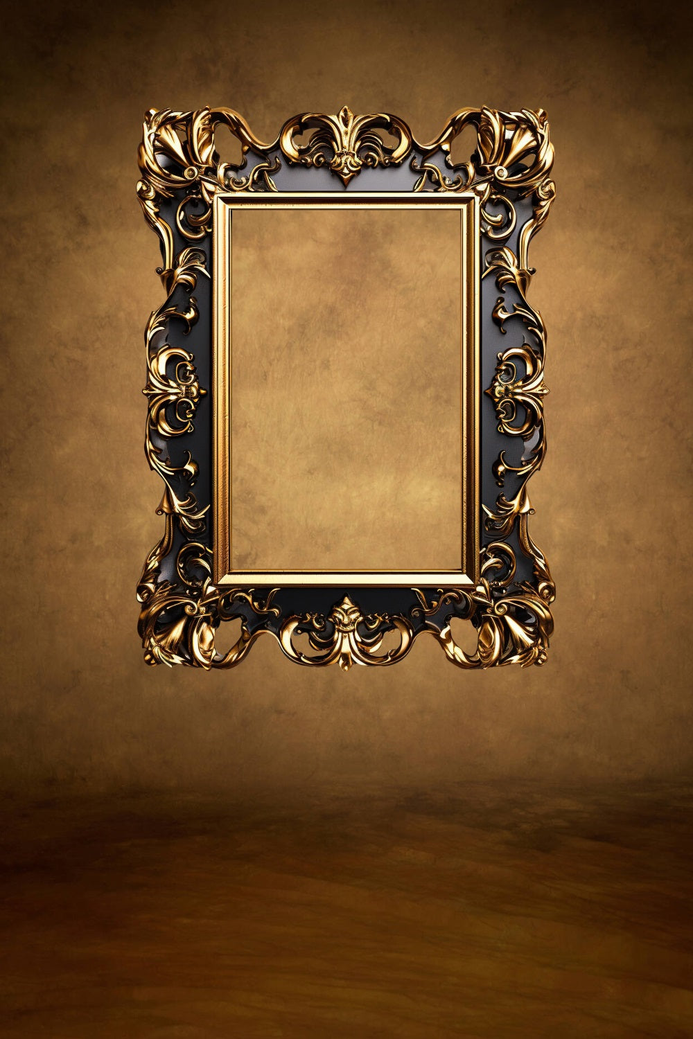 DBackdrop Art Vintage Metal Photo Frame Abstract Backdrop RR4-22